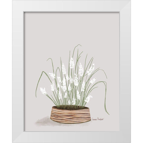 Solarium Plant III White Modern Wood Framed Art Print by Murdock, Ramona
