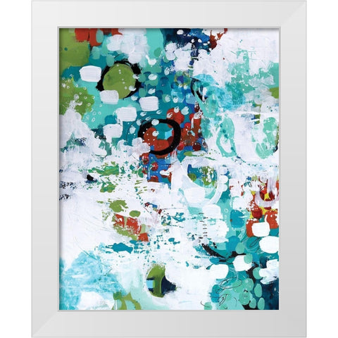 A Joyful Noise I White Modern Wood Framed Art Print by Allemand, Sue