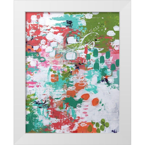 A Sunday Drive II White Modern Wood Framed Art Print by Allemand, Sue