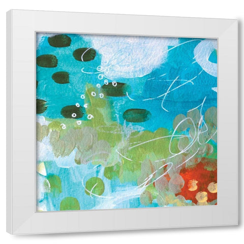 Superbloom I White Modern Wood Framed Art Print by Allemand, Sue