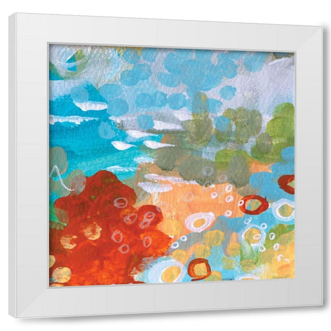 Superbloom II White Modern Wood Framed Art Print by Allemand, Sue