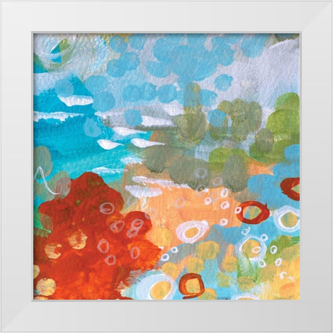 Superbloom II White Modern Wood Framed Art Print by Allemand, Sue