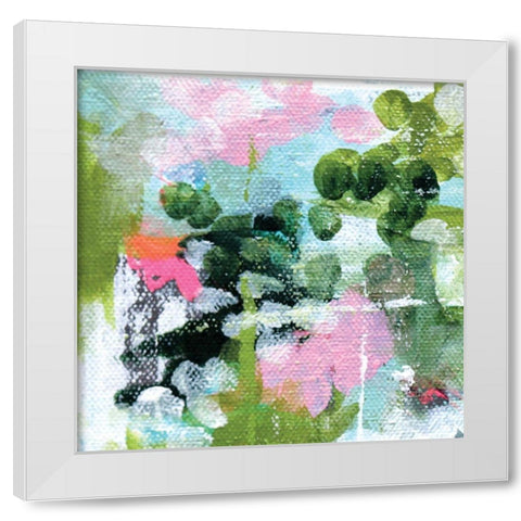 Meadowlands I White Modern Wood Framed Art Print by Allemand, Sue