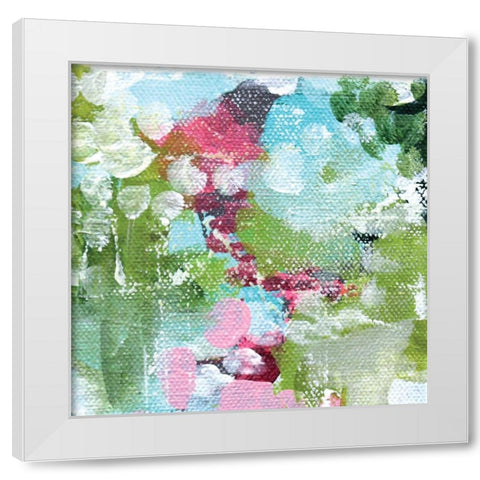 Meadowlands II White Modern Wood Framed Art Print by Allemand, Sue