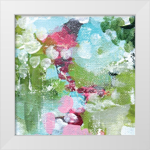 Meadowlands II White Modern Wood Framed Art Print by Allemand, Sue