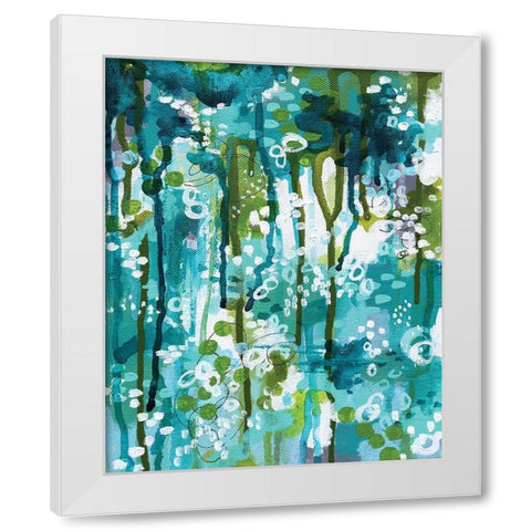 Forest for the Trees White Modern Wood Framed Art Print by Allemand, Sue