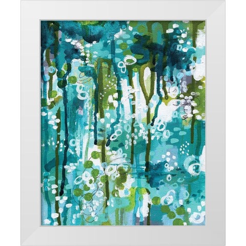 Forest for the Trees White Modern Wood Framed Art Print by Allemand, Sue