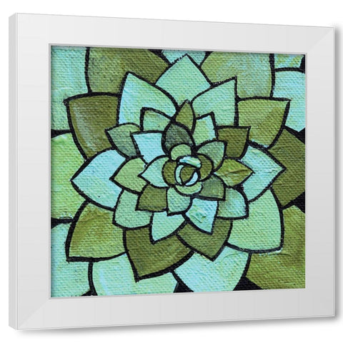 Natures Perfection White Modern Wood Framed Art Print by Allemand, Sue