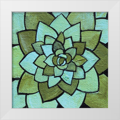 Natures Perfection White Modern Wood Framed Art Print by Allemand, Sue