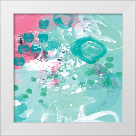 Such Fun II White Modern Wood Framed Art Print by Allemand, Sue