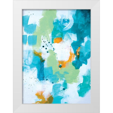 A Lovely Moment White Modern Wood Framed Art Print by Allemand, Sue
