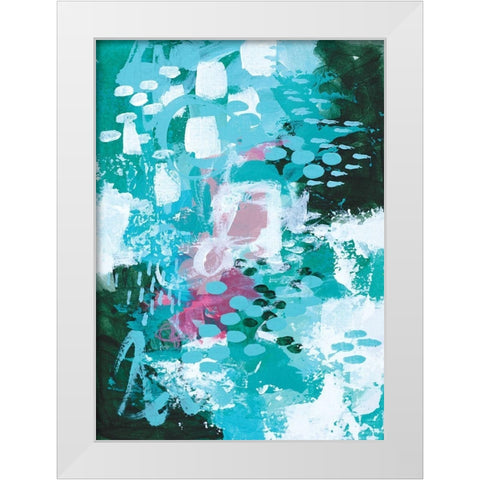 Beyond the Trees III White Modern Wood Framed Art Print by Allemand, Sue