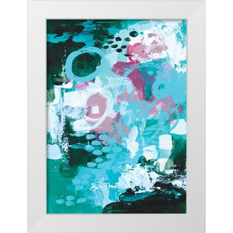 Beyond the Trees IV White Modern Wood Framed Art Print by Allemand, Sue