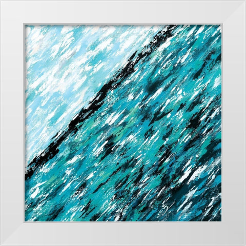 New Ocean White Modern Wood Framed Art Print by Allemand, Sue