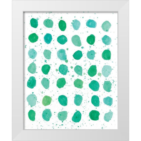Seaglass I White Modern Wood Framed Art Print by Allemand, Sue