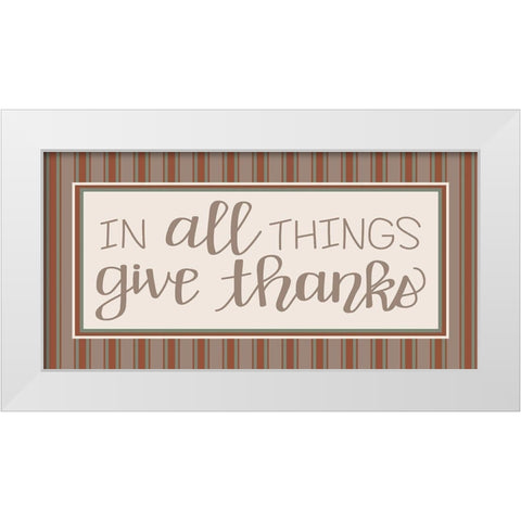 In All Things White Modern Wood Framed Art Print by Dicks, Stephanie