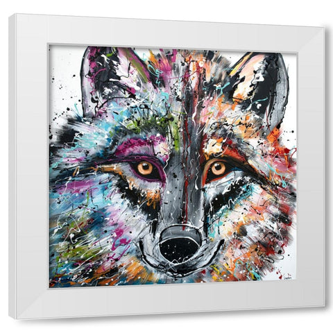 Alessia White Modern Wood Framed Art Print by Seeley, Jenn