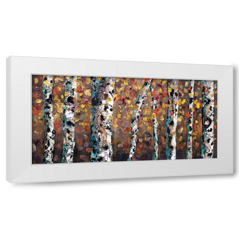Into the Woods White Modern Wood Framed Art Print by Seeley, Jenn