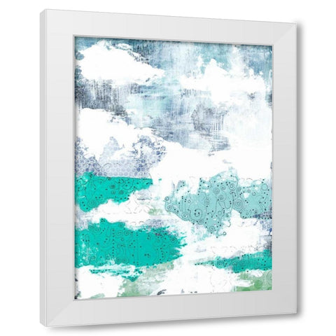 Ocean White Modern Wood Framed Art Print by Ogren, Sarah