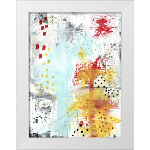 From Hot to Cold White Modern Wood Framed Art Print by Ogren, Sarah