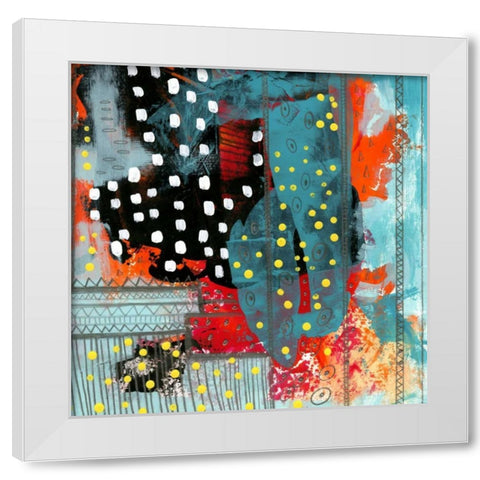 Geometric Abstract II White Modern Wood Framed Art Print by Ogren, Sarah