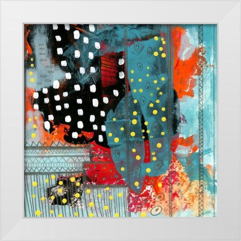 Geometric Abstract II White Modern Wood Framed Art Print by Ogren, Sarah