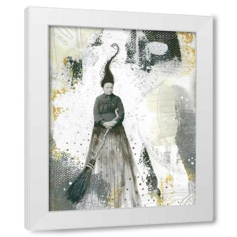 Witch I White Modern Wood Framed Art Print by Ogren, Sarah