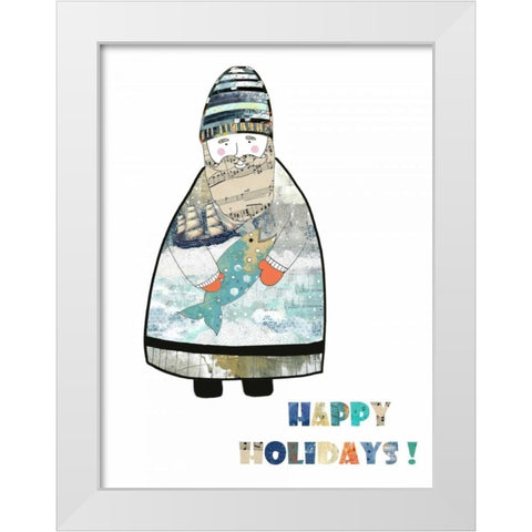 Sailor White Modern Wood Framed Art Print by Ogren, Sarah