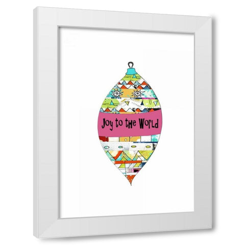 Geometric Ornament White Modern Wood Framed Art Print by Ogren, Sarah