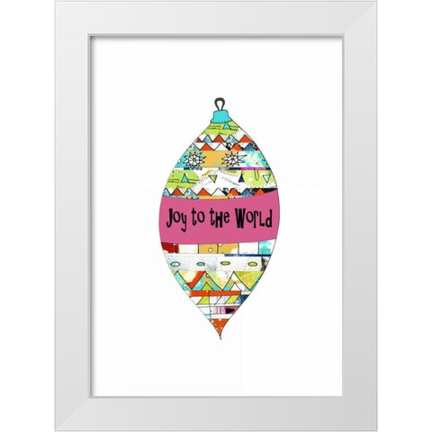 Geometric Ornament White Modern Wood Framed Art Print by Ogren, Sarah