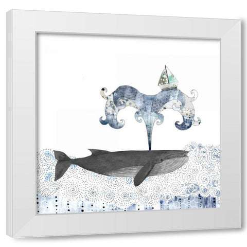 Hold On White Modern Wood Framed Art Print by Ogren, Sarah