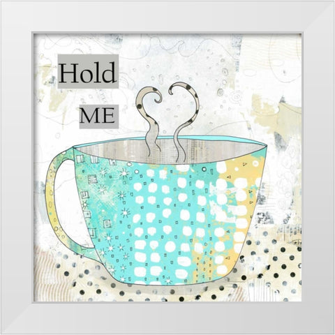 Slutty Coffee II White Modern Wood Framed Art Print by Ogren, Sarah