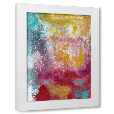 Sprinkles Abstract White Modern Wood Framed Art Print by Ogren, Sarah
