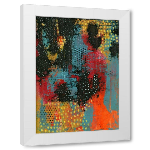 Hot Lava White Modern Wood Framed Art Print by Ogren, Sarah