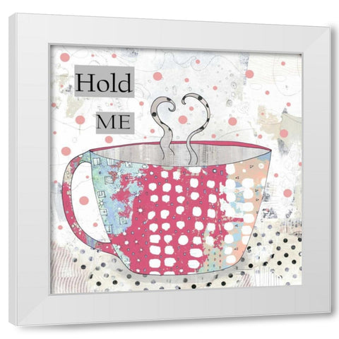 Slutty Valentine Coffee II White Modern Wood Framed Art Print by Ogren, Sarah