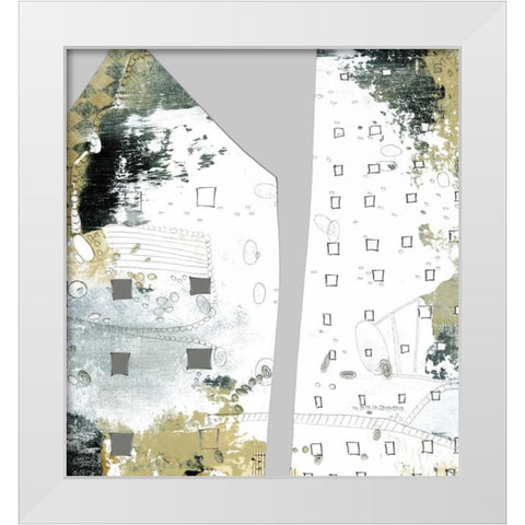 City I White Modern Wood Framed Art Print by Ogren, Sarah