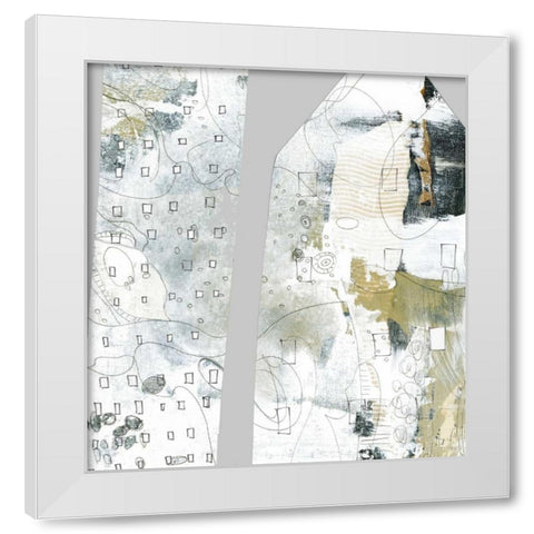 City III White Modern Wood Framed Art Print by Ogren, Sarah