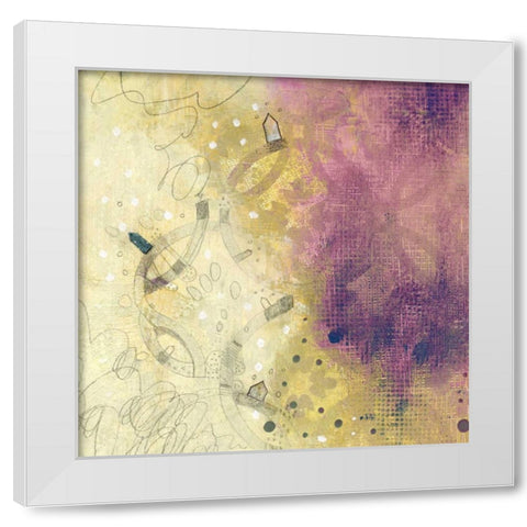 Parallel Universes White Modern Wood Framed Art Print by Ogren, Sarah