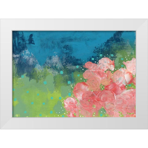 The Bouquet II White Modern Wood Framed Art Print by Ogren, Sarah