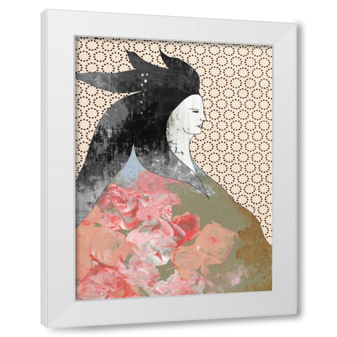 Snow White White Modern Wood Framed Art Print by Ogren, Sarah
