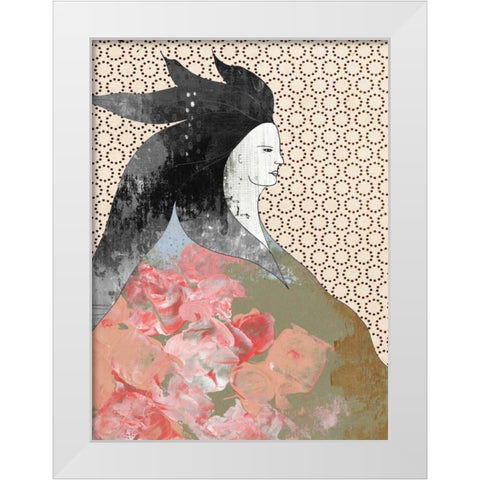 Snow White White Modern Wood Framed Art Print by Ogren, Sarah
