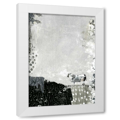 A Grey Morning White Modern Wood Framed Art Print by Ogren, Sarah