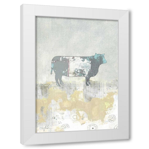 Holstine White Modern Wood Framed Art Print by Ogren, Sarah