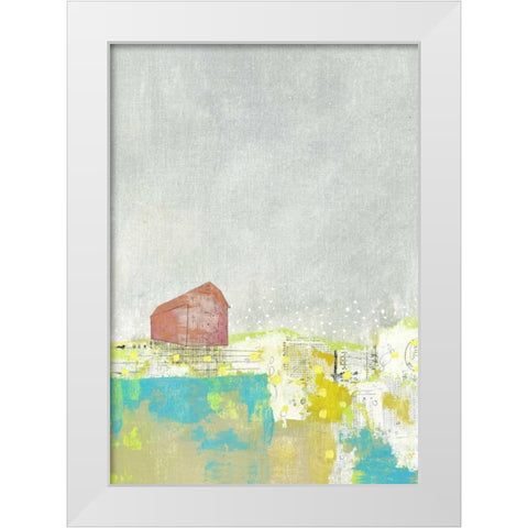 The Barn White Modern Wood Framed Art Print by Ogren, Sarah