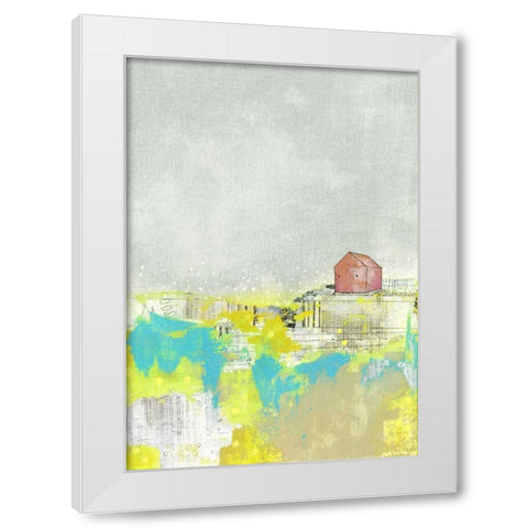 The Barn II White Modern Wood Framed Art Print by Ogren, Sarah