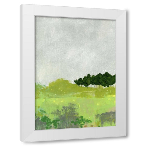 Trees II White Modern Wood Framed Art Print by Ogren, Sarah