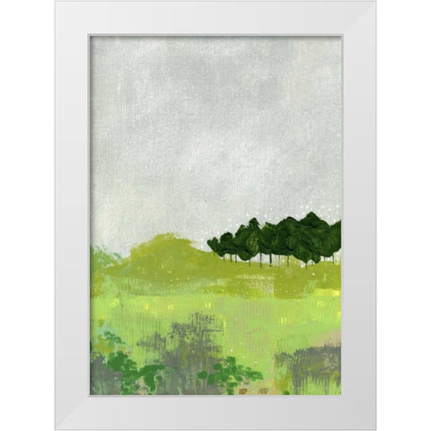 Trees II White Modern Wood Framed Art Print by Ogren, Sarah