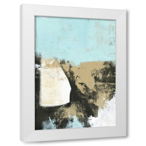 Khakies White Modern Wood Framed Art Print by Ogren, Sarah