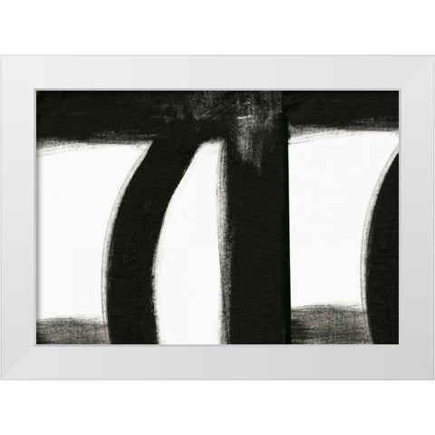 Black and White III White Modern Wood Framed Art Print by Ogren, Sarah