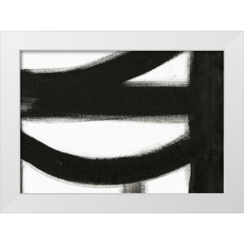 Black and White IV White Modern Wood Framed Art Print by Ogren, Sarah